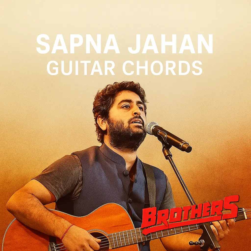 Arijit Singh playing guitar – Sapna Jahan Guitar Chords from Brothers Movie