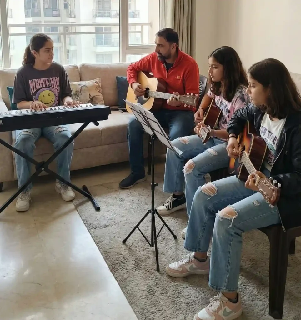Student learning with Rohan sir at Grand Omaxe Sector 93 Noida